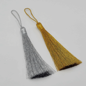 10cm Long Metallic Tassels