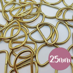 25mm Metal D Rings