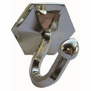 Self Adhesive Gold Curtain Tie-Back Hooks