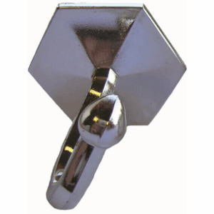 Self Adhesive Silver Curtain Tie-Back Hooks
