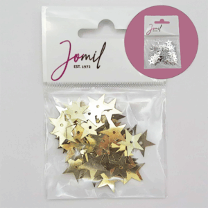 Pre-Packed 15mm Star Sequins