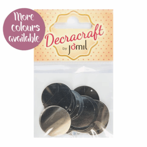 Pre-Packed 25mm Round Flat Sequins