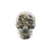 B444 Metallic Skull Button - 21mm
