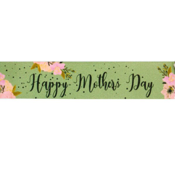 Green Happy Mothers Day Ribbon