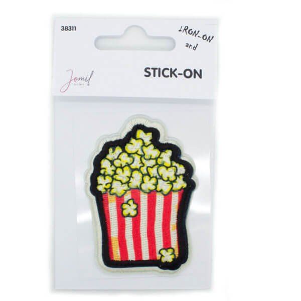 Stick-On Tasty Treat Popcorn Motif