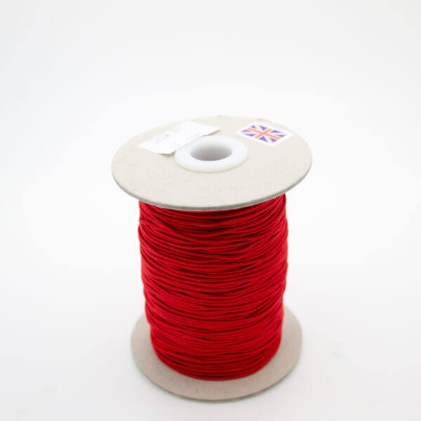 Red polyester elastic cord
