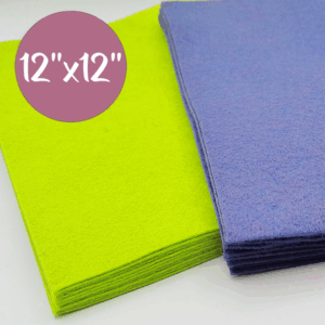 12" / 30cm Wool Mix Felt Squares