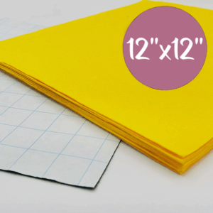 12" / 30cm Adhesive Wool Mix Felt Squares