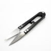 All metal thread snips with painted black handles - 12pairs