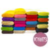 36" (92cm) wide, wool mix felt, folded to 18" - 10mts