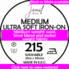 Ultrasoft Medium 90cm Iron On Interlining