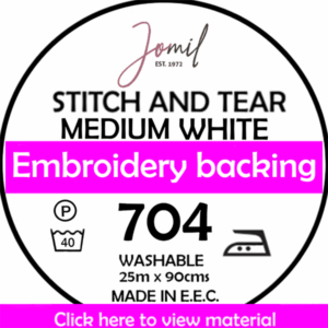 'Stitch & Tear' Medium Weight Interlining
