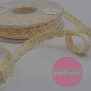 9mm 100% Cotton Cluny Lace