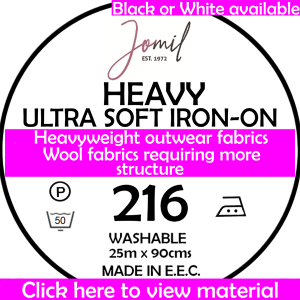 90cm Ultrasoft Heavy Fusible Interlining