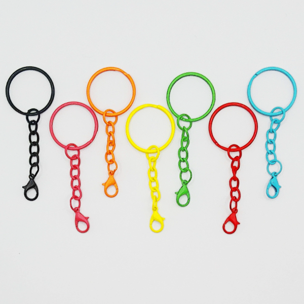 Assorted Key Chains with Lobster Clasp