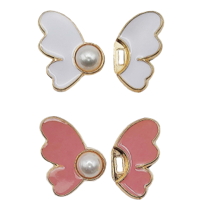Metal Non-Sew Butterfly Waistband Adjusters