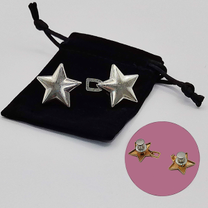 Metal Non-Sew Star Waistband Adjusters