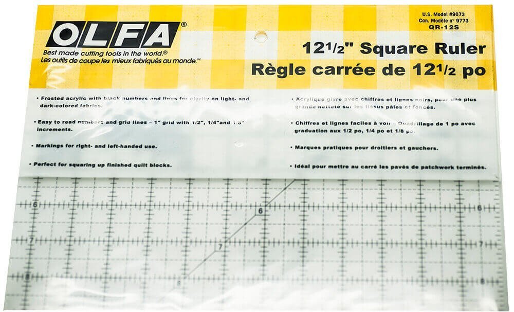63321, Olfa ruler 12.5” x 12.5”,each · Wholesale Haberdashery & Craft