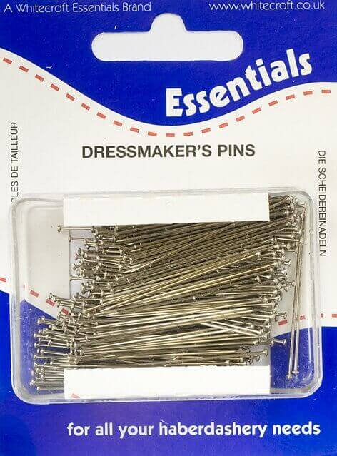 63811, Whitecroft Dressmakers nickel plated hardened & tempered steel ...