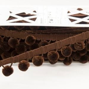 Large 28mm deep pom pom fringe