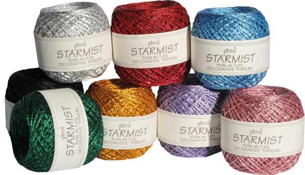 STARMIST , standard shades metallic yarn-8 balls · Wholesale ...